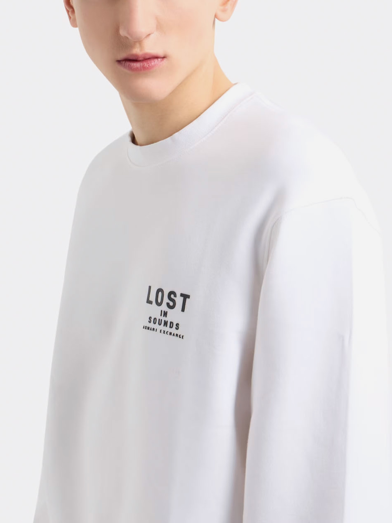 Свитшот Armani Exchange Lost in sounds модель XM000491-AF13047-U0009 Фото