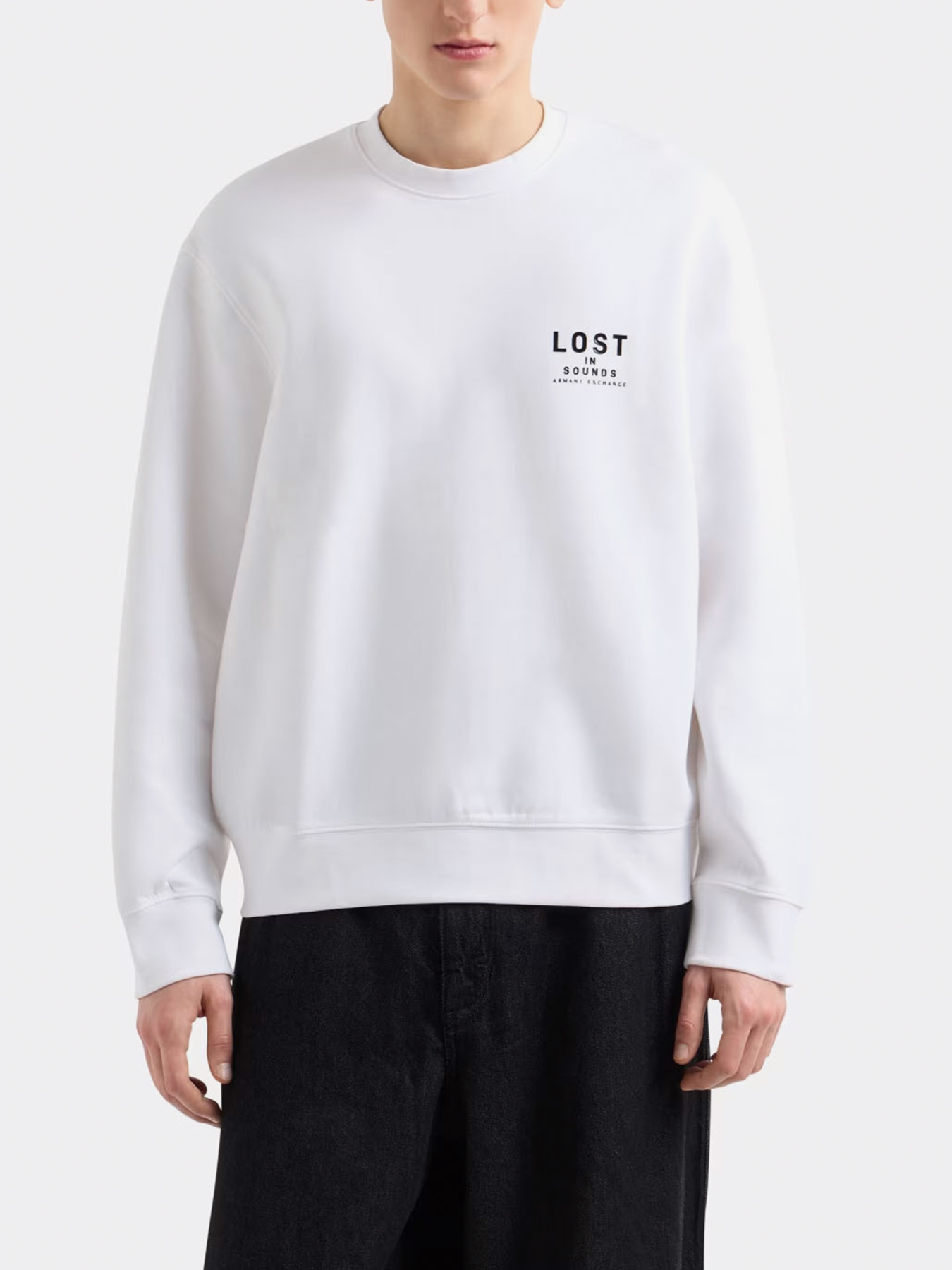 Свитшот Armani Exchange Lost in sounds модель XM000491-AF13047-U0009 Фото