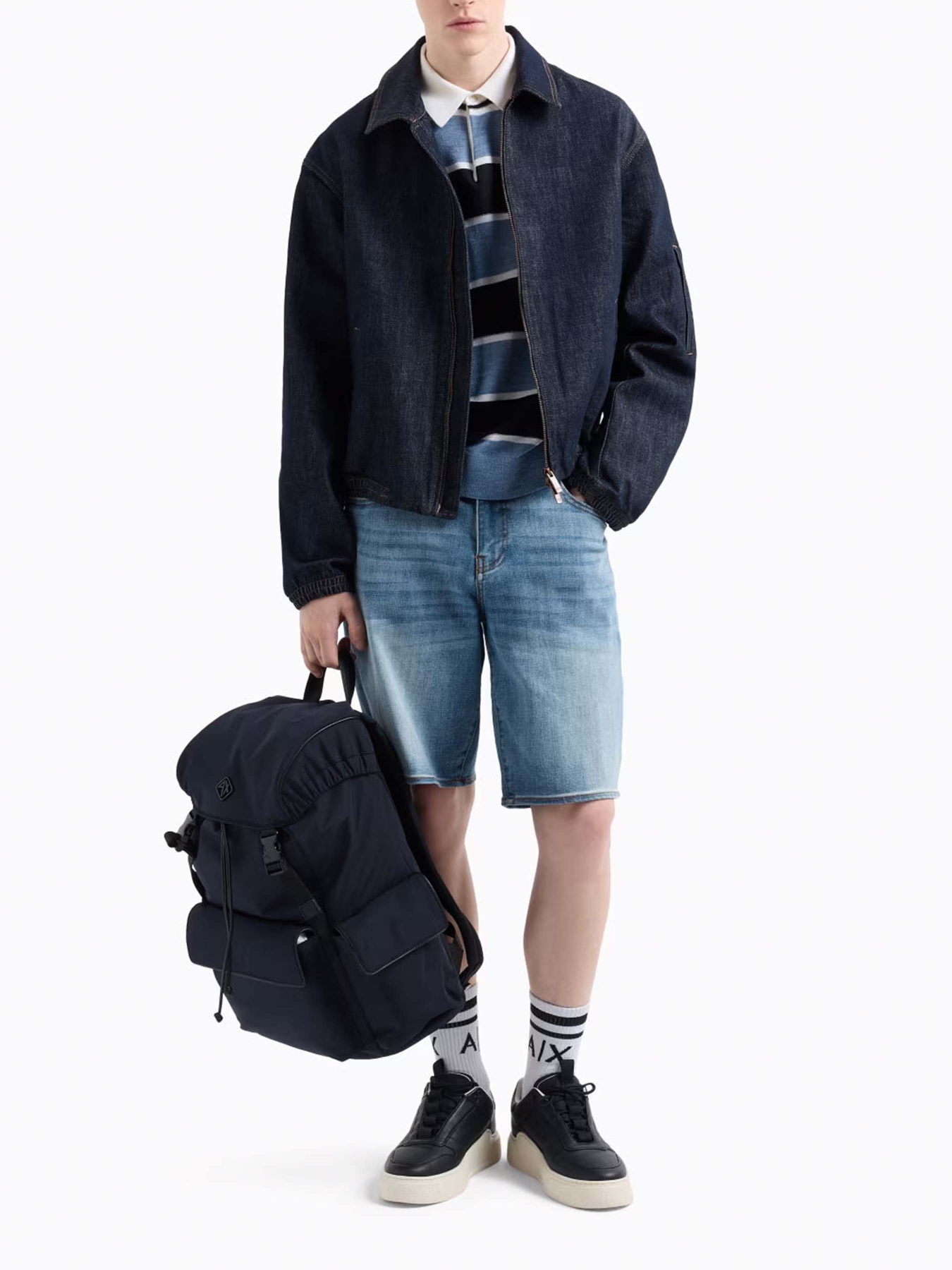 Шорты джинсовые Armani Exchange модель XM000073-AF13331-MB001 Фото