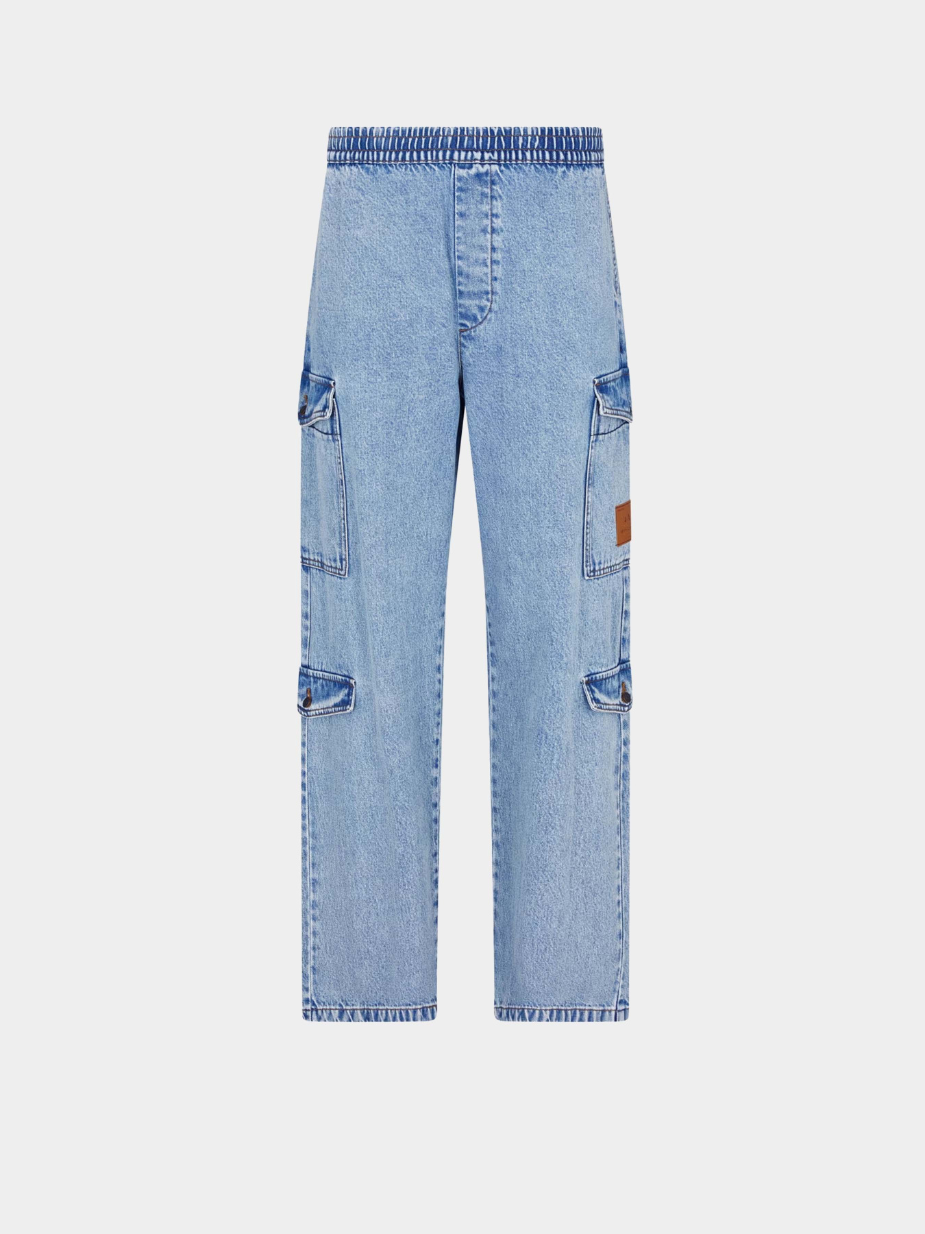 Широкі джинси Armani Exchange модель XM000384-AF13367-MB003 Широкі джинси Armani Exchange модель XM000384-AF13367-MB003 Фото