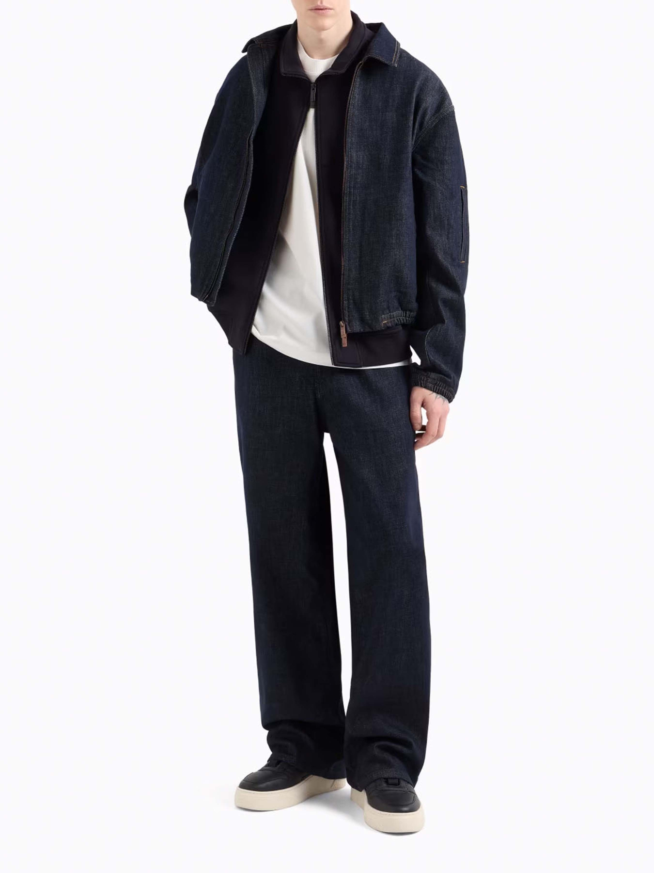 Широкі джинси Armani Exchange Blue Edition модель XM000385-AF12284-MB001 Фото