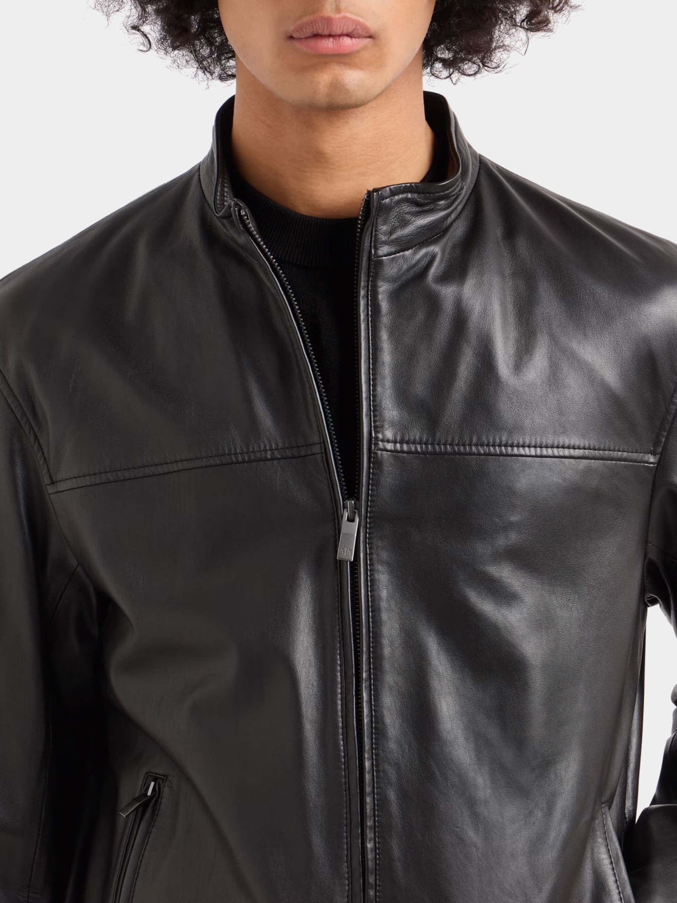 Шкіряна куртка Armani Exchange модель XM000448-AF13136-UC001 Фото