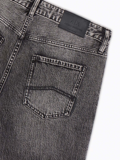 Мужские зауженные джинсы Armani Exchange, Цвет Серый - купить по