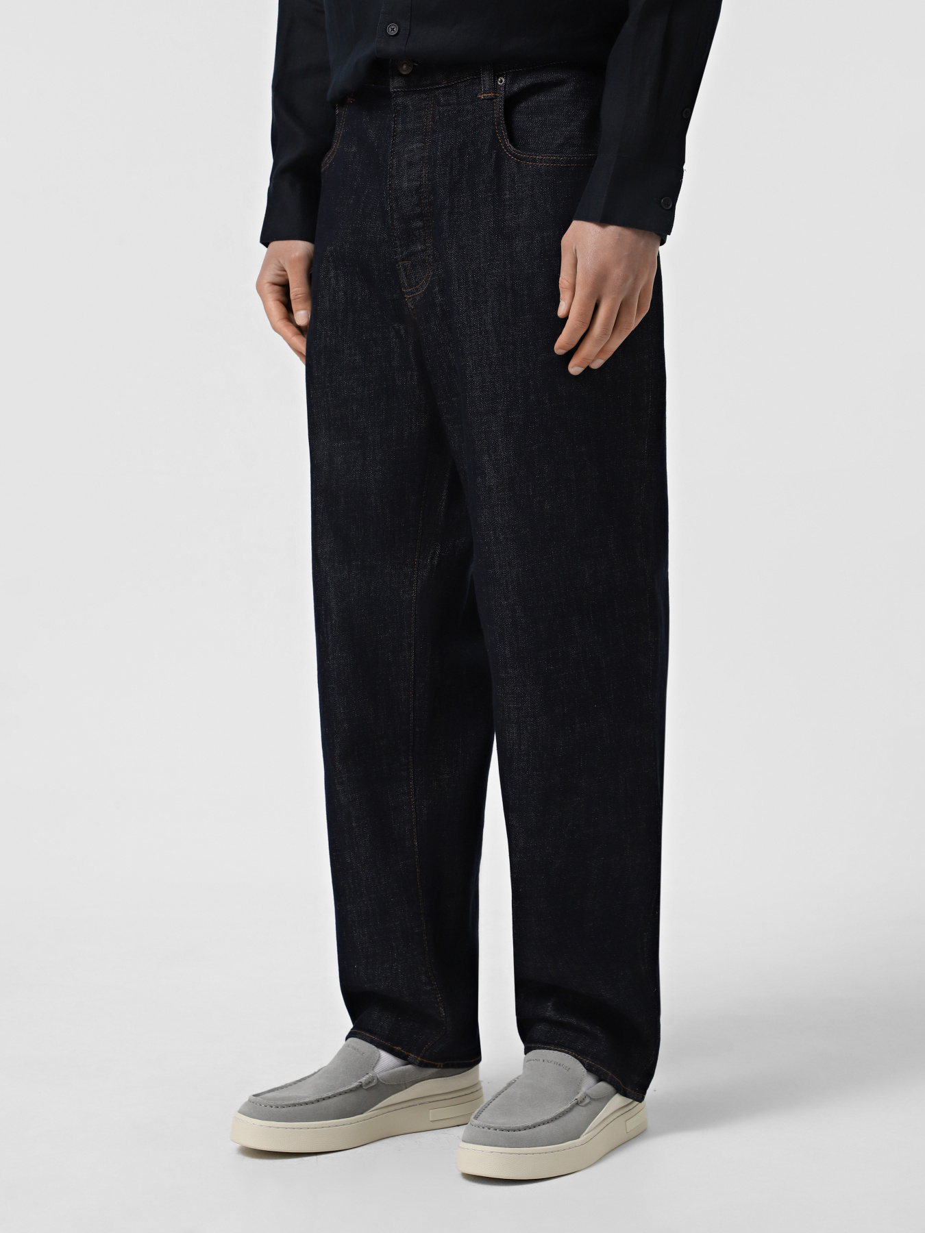 Широкі джинси Armani Exchange модель XM000075-AF12284-MB001 Фото