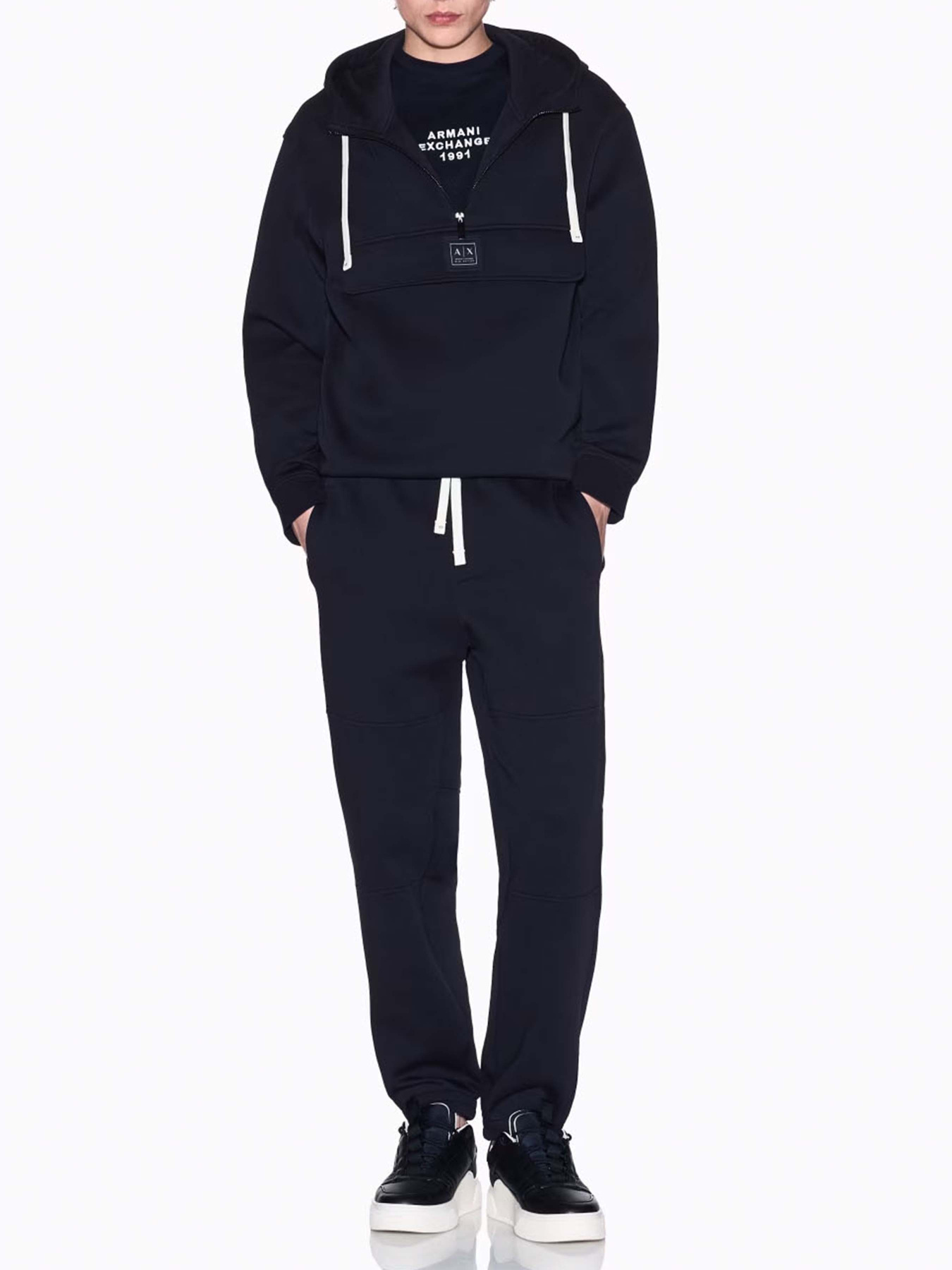 Штаны спортивные Armani Exchange Blue Edition модель XM000354-AF10818-UB101 Фото