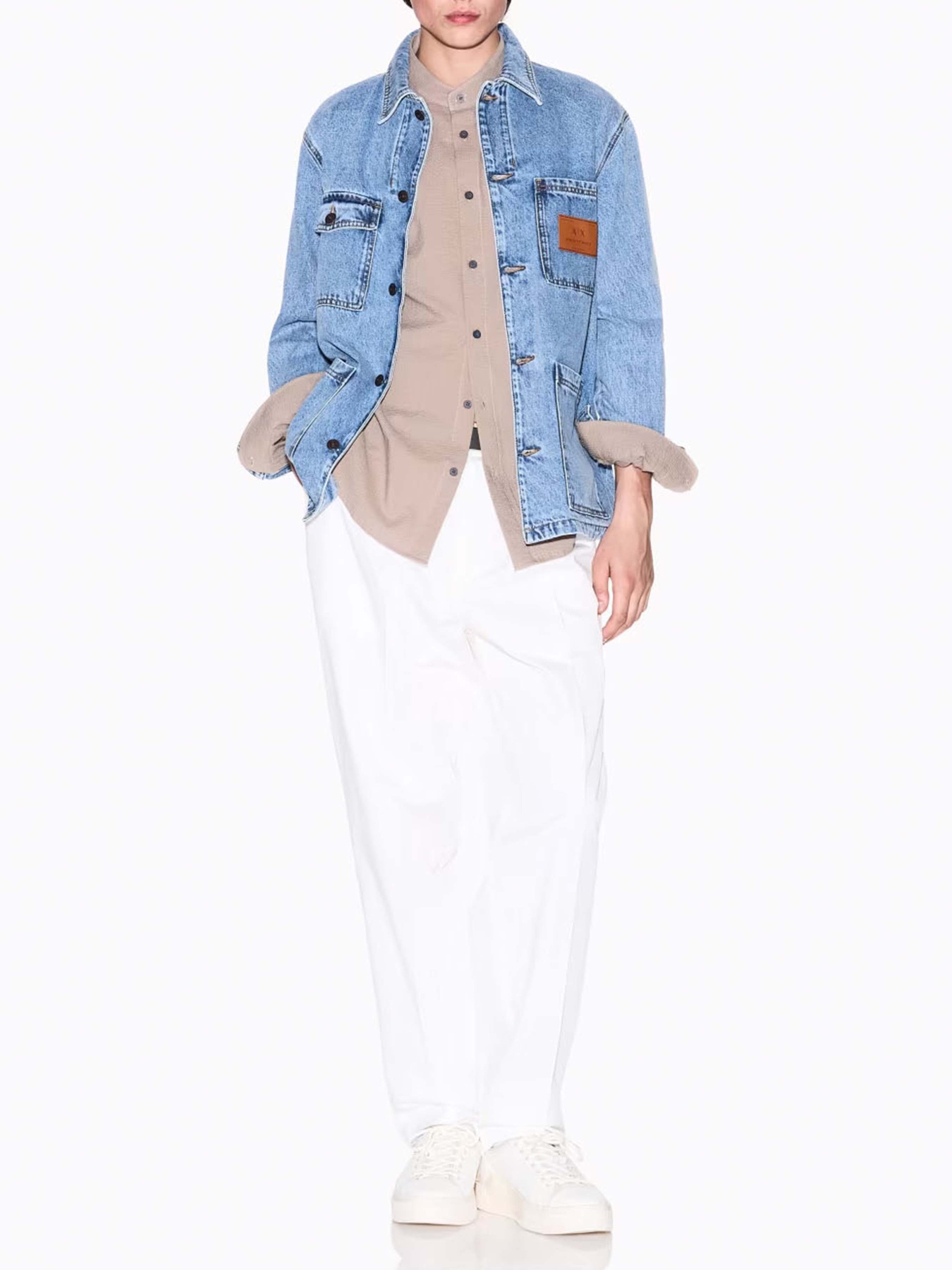 Сорочка повсякденна Armani Exchange модель XM000430-AF13141-U6167 Сорочка повсякденна Armani Exchange модель XM000430-AF13141-U6167 Фото