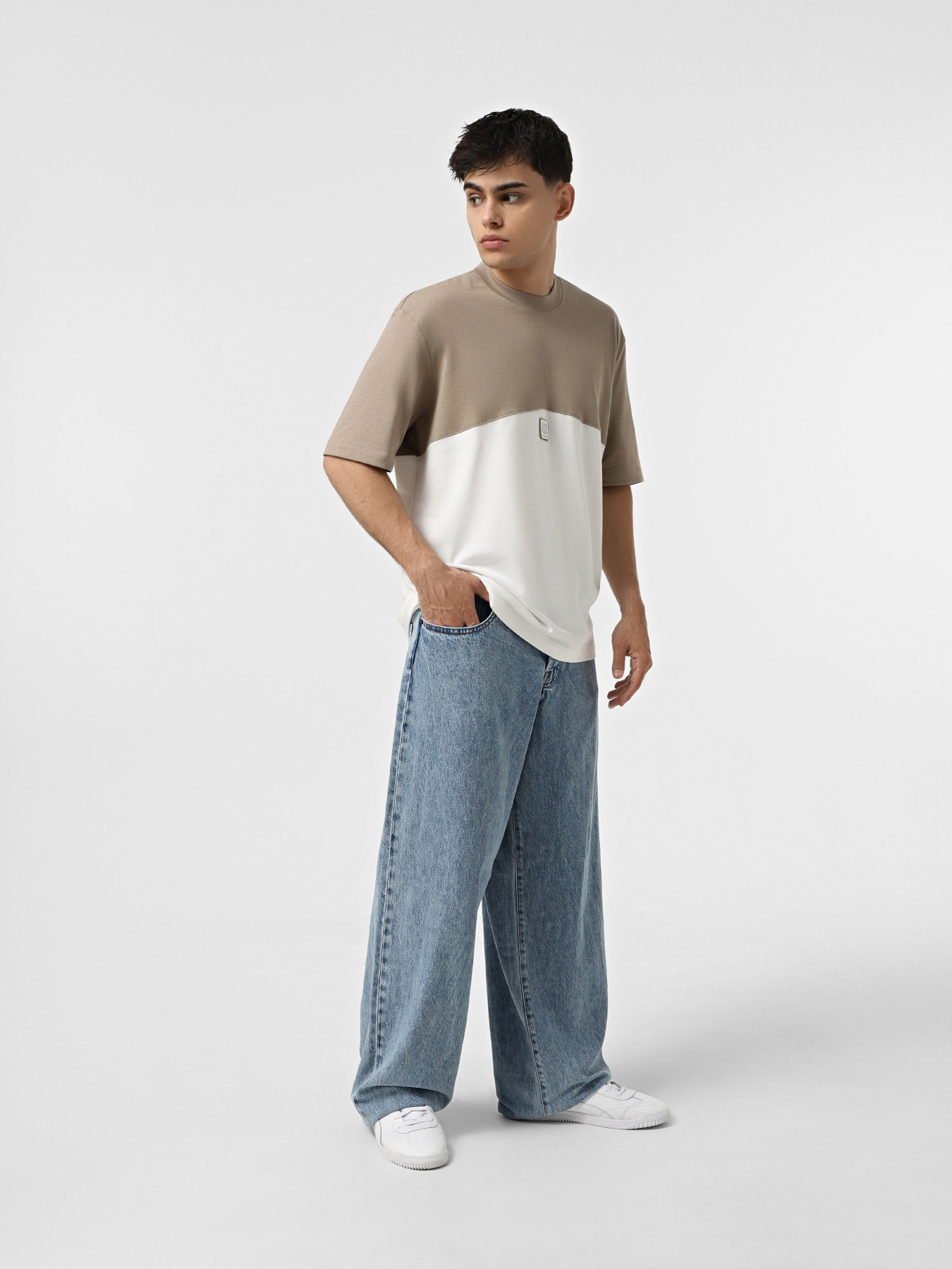 Широкие джинсы Armani Exchange модель XM000076-AF13367-MB003 Фото