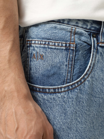 Широкие джинсы Armani Exchange модель XM000076-AF13367-MB003 Фото