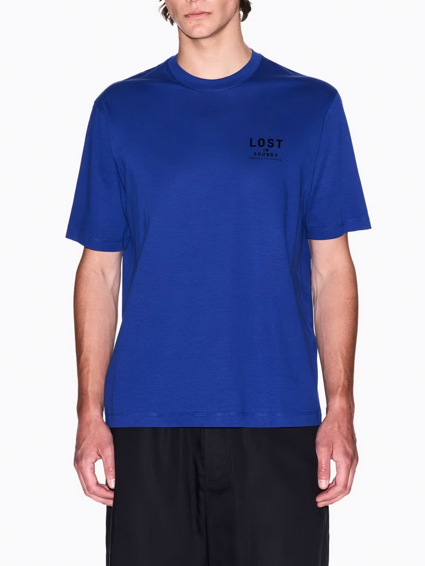 Футболка Armani Exchange Lost in sounds модель XM000575-AF10364-UB088 Фото