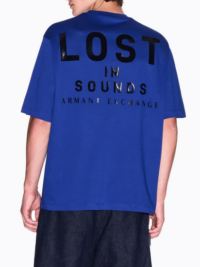 Футболка Armani Exchange Lost in sounds модель XM000576-AF10364-UB088 — фото - INTERTOP