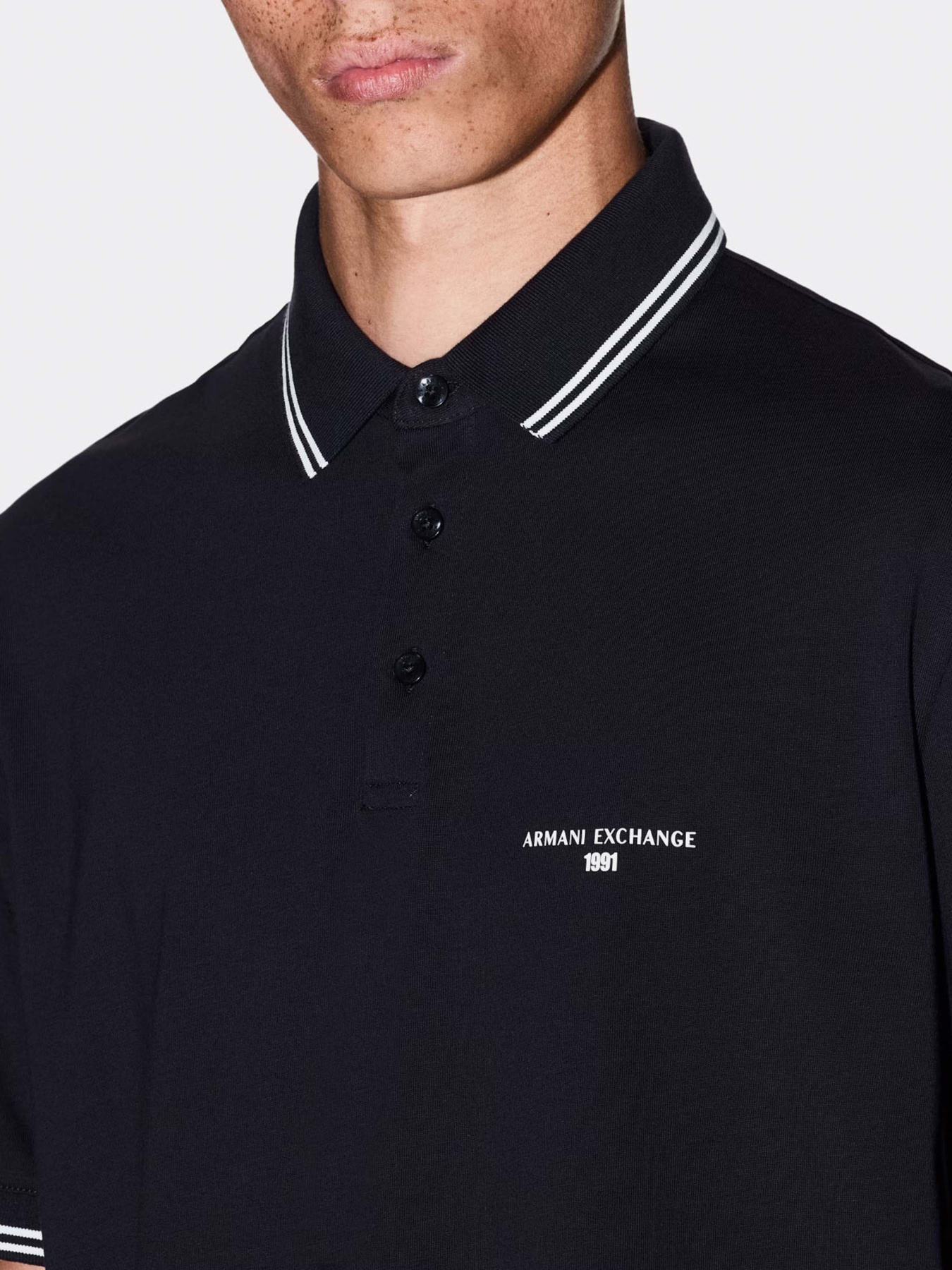 Поло Armani Exchange модель XM000993-AF10361-UB101 Фото
