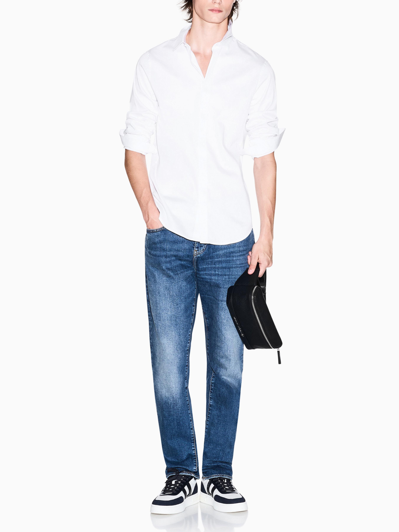 Рубашка повседневная Armani Exchange модель 8NZCBD-ZN10Z-0113 Рубашка повседневная Armani Exchange модель 8NZCBD-ZN10Z-0113 Фото