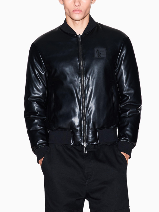 Куртка кожаная Armani Exchange модель XM001104-AF16647-UC001 Фото