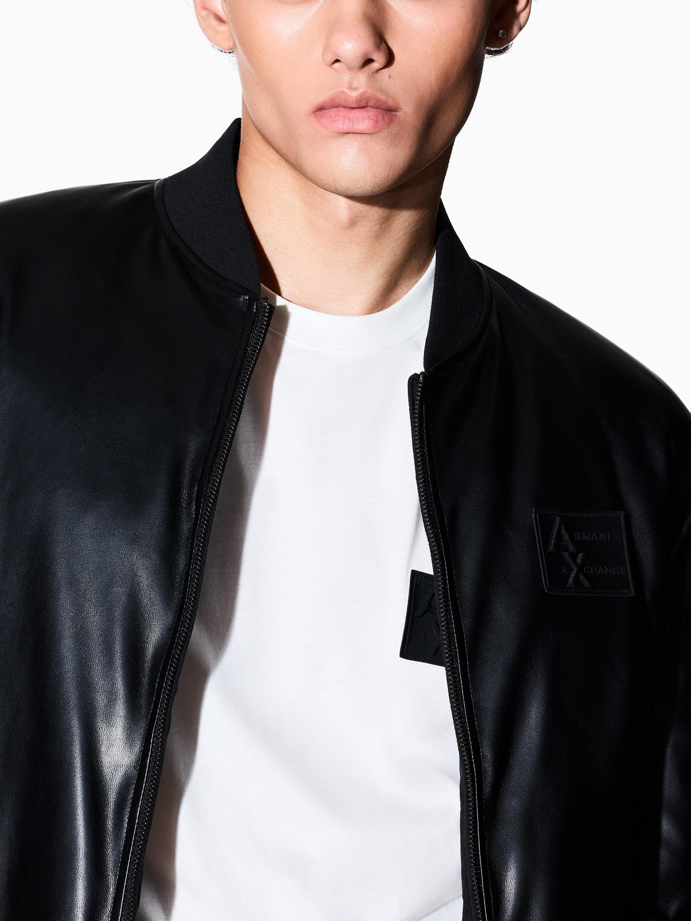 Шкіряна куртка Armani Exchange модель XM001104-AF16647-UC001 Фото