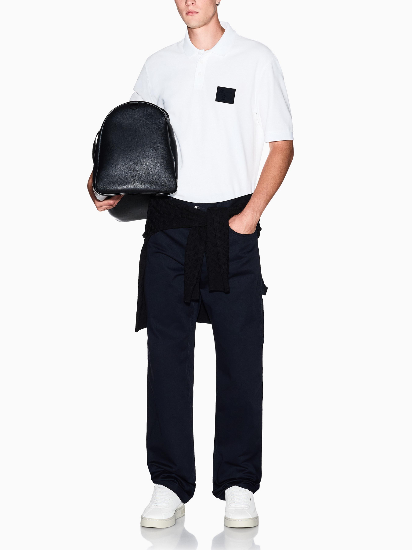 Поло Armani Exchange модель XM001372-AF16262-U0009 Фото