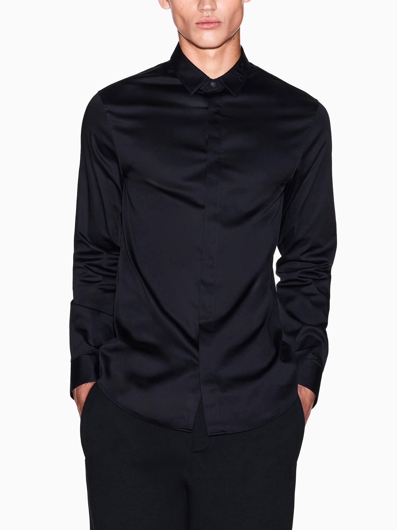 Сорочка повсякденна Armani Exchange модель XM001867-AF10192-UC001 Фото