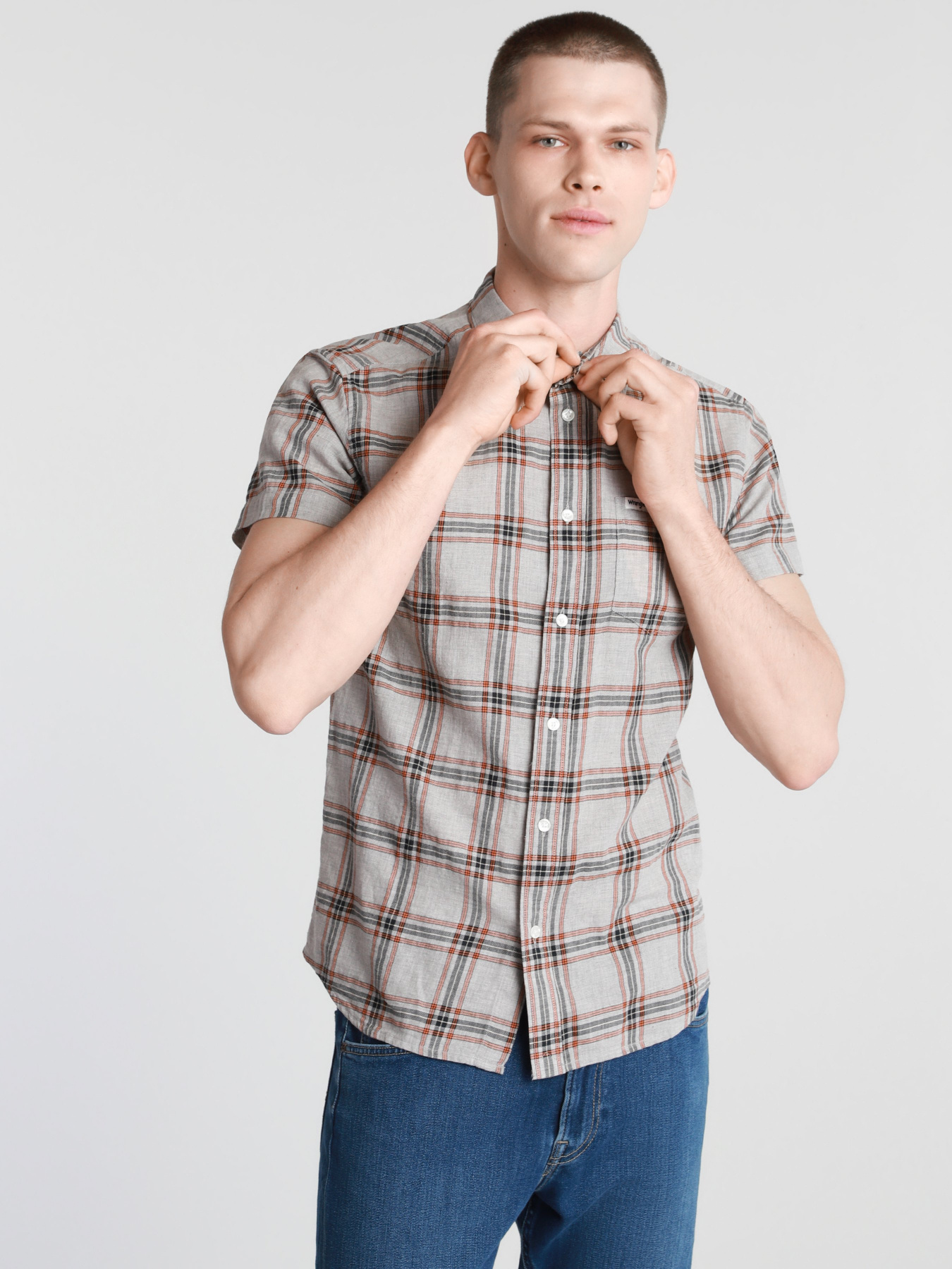 Рубашка повседневная Wrangler модель W5J11O70C Фото