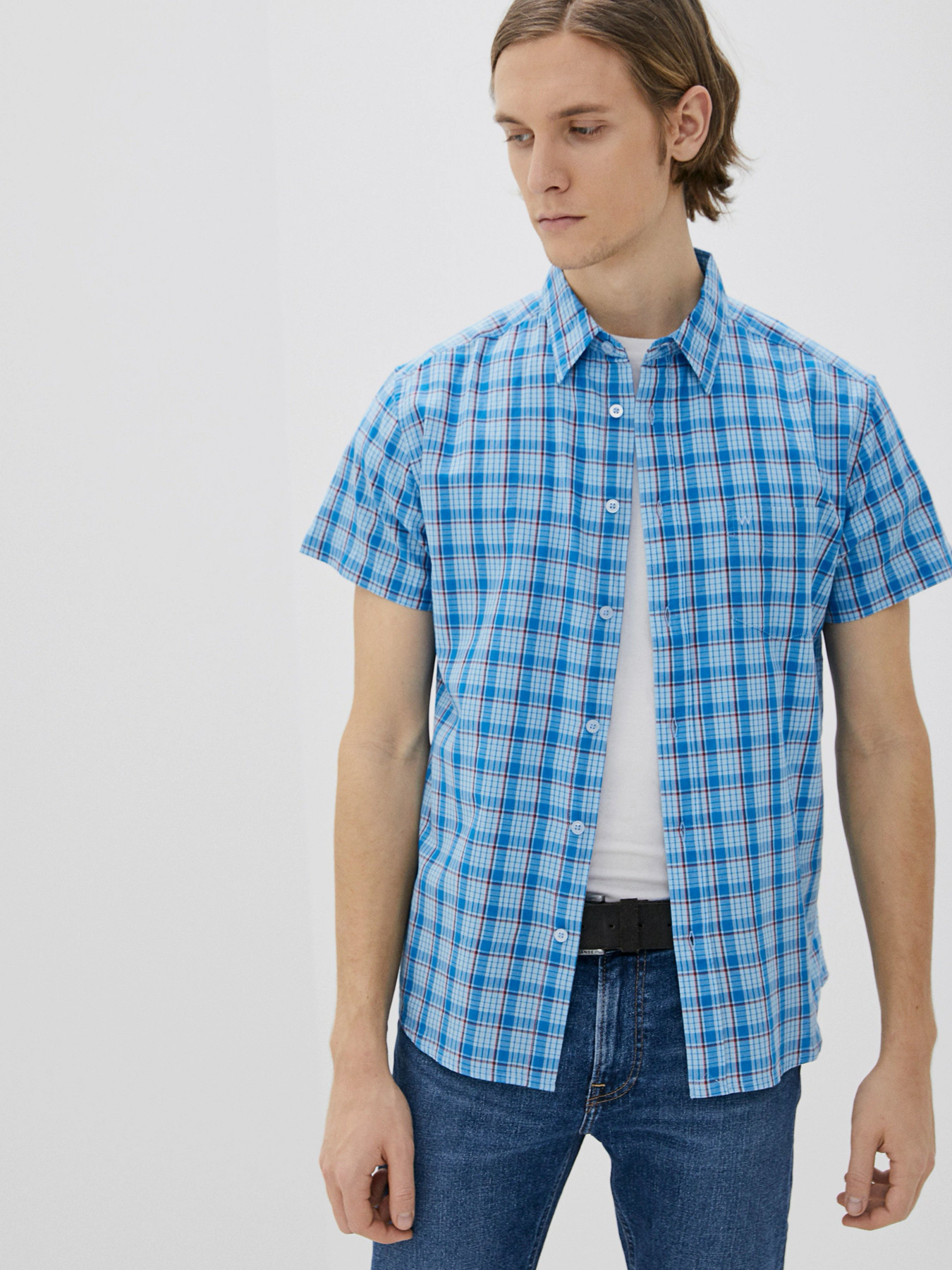 Рубашка повседневная Wrangler модель W5J11OXVT Фото
