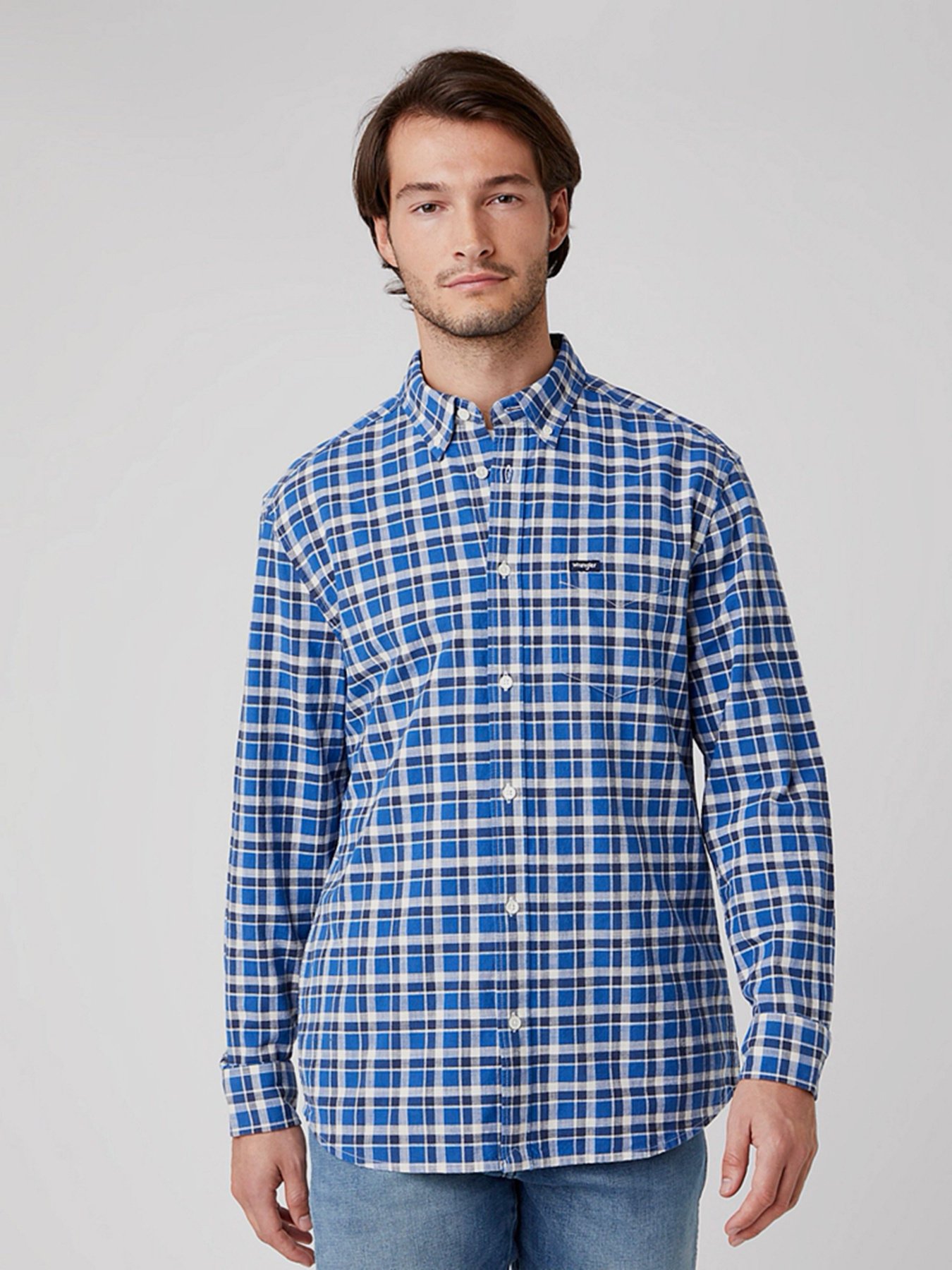 Рубашка повседневная Wrangler модель W5A3TS114 Фото