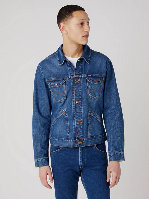 Джинсова куртка Wrangler ICONS модель W4MJUG925 Фото