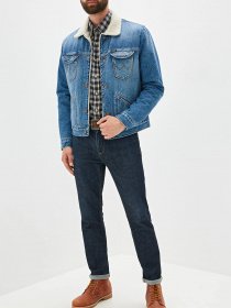 Джинсовая куртка Wrangler модель W4MSUG10K Фото