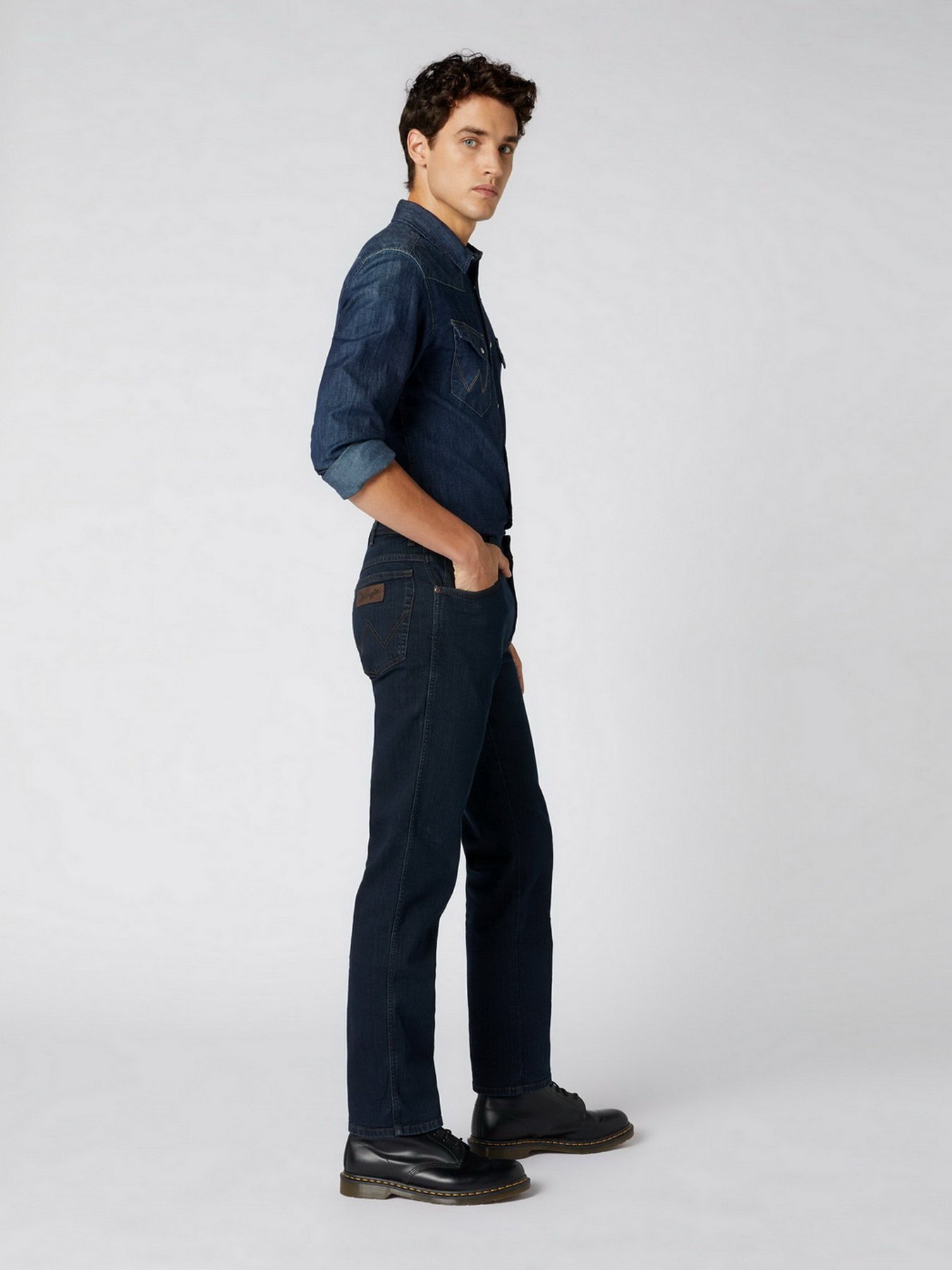 Прямые джинсы Wrangler Stretch модель W12175001_30 Фото