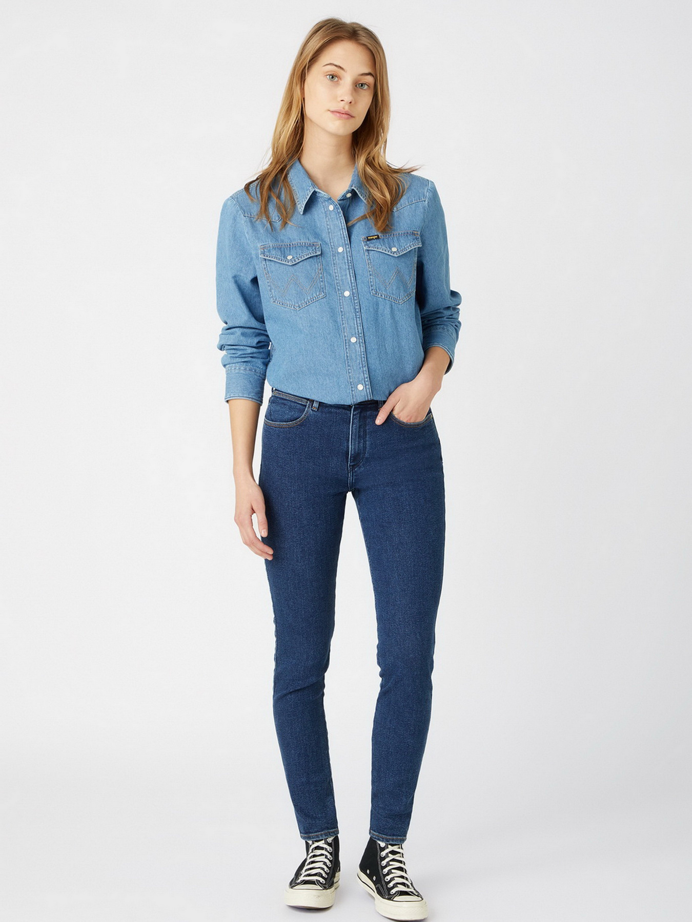 Скіні джинси Wrangler Skinny модель W27HTX317_32 Фото