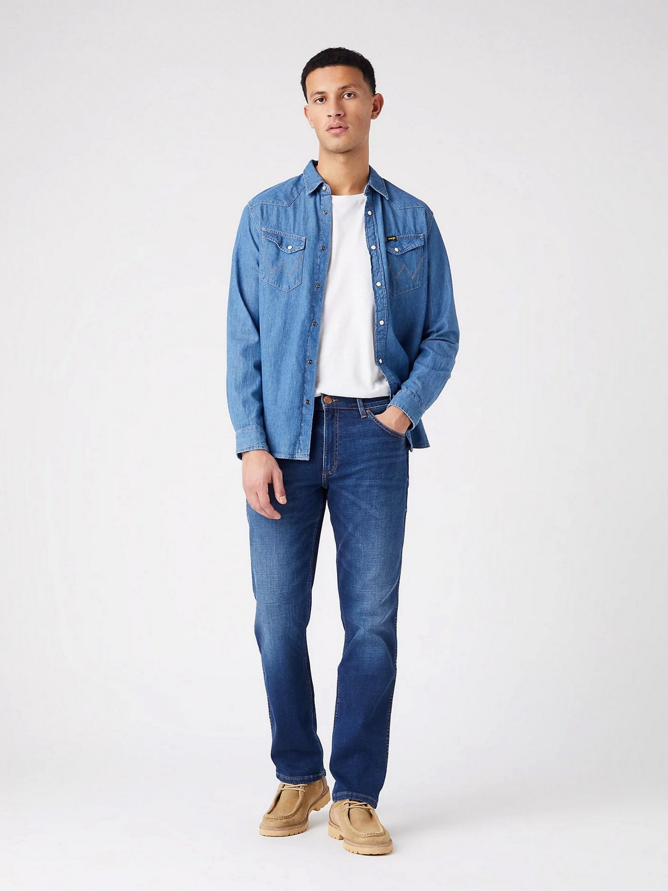 Прямые джинсы Wrangler модель W15QCJ02732_32 Фото