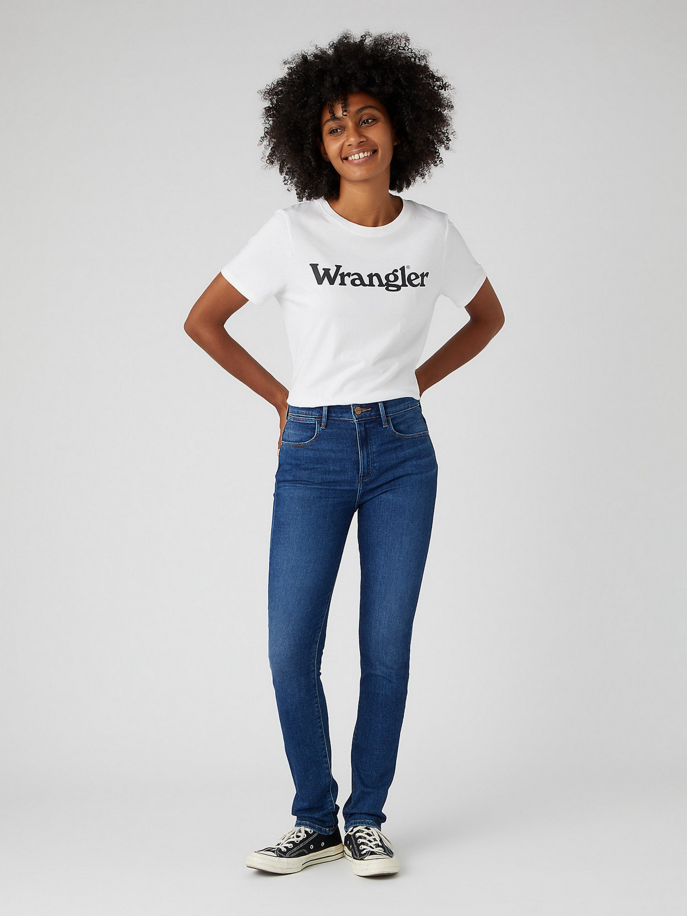 Прямі джинси Wrangler Slim Authentic Love модель W26LZM23Z32_32 Фото