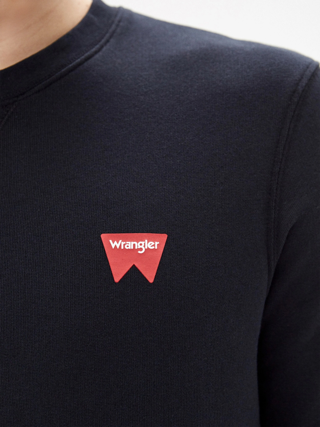 Світшот Wrangler Sign Off Sweat модель W6589HA01 Світшот Wrangler Sign Off Sweat модель W6589HA01 Фото