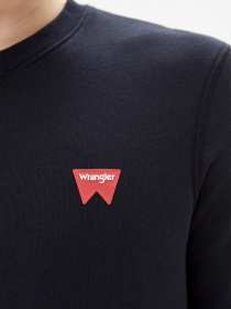 Світшот Wrangler Sign Off Sweat модель W6589HA01 Світшот Wrangler Sign Off Sweat модель W6589HA01 Фото