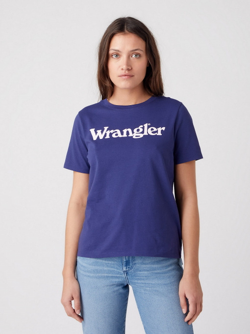 Футболки і поло Wrangler Round Tee модель W7N4D3B5100 Фото
