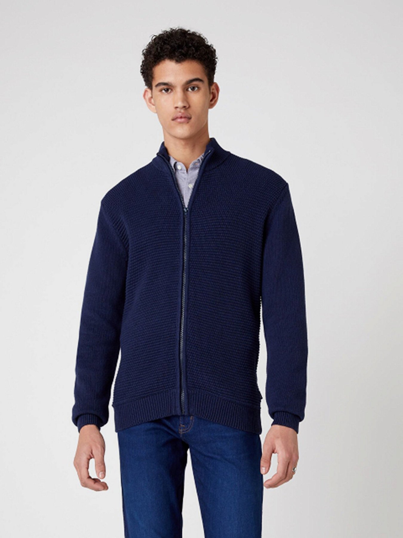 Кофта Wrangler Full Zip Knit модель W8B5QO114 Фото