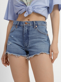 Шорти джинсові Wrangler Reworked Short модель W23K73216 Фото