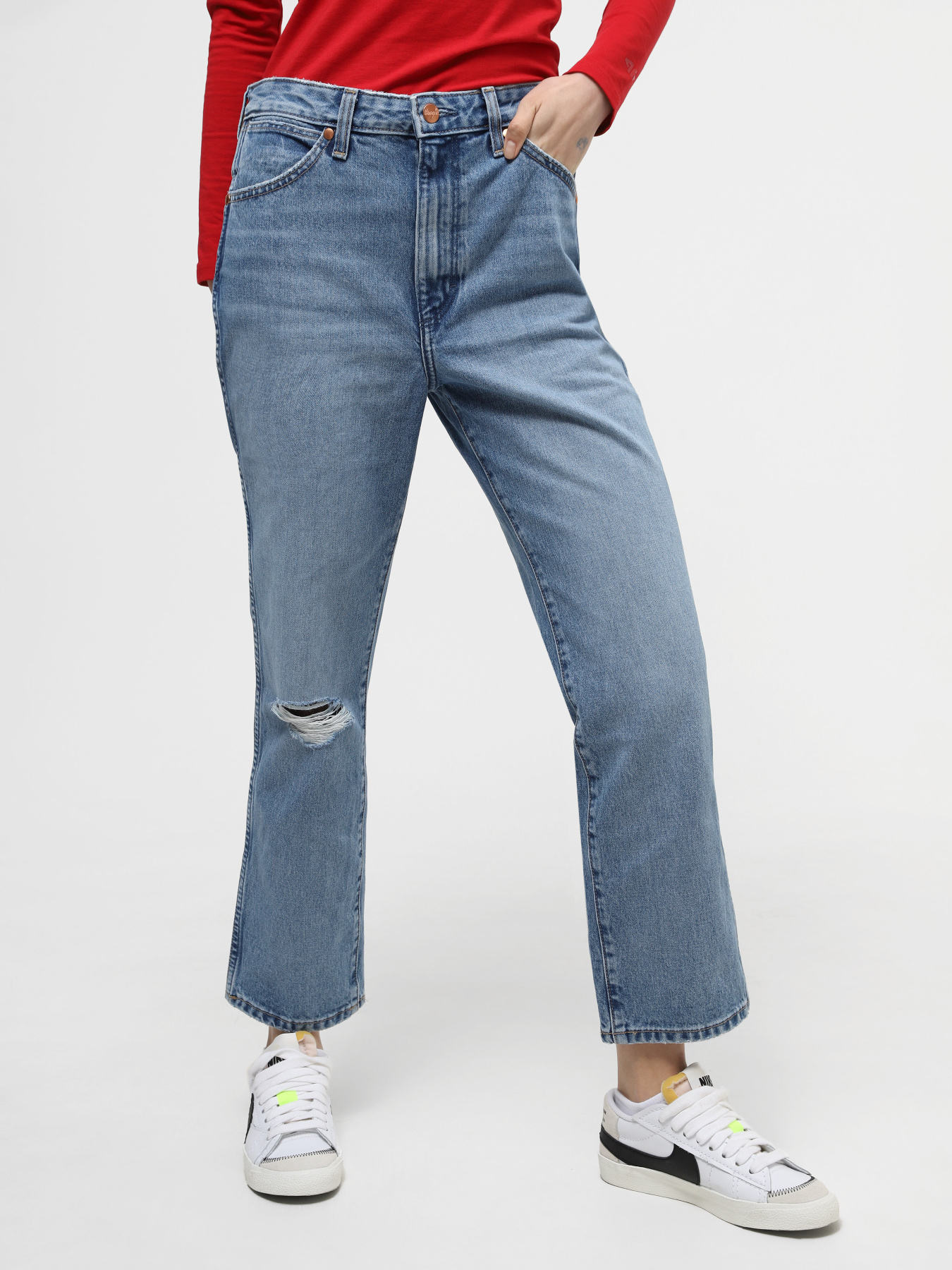 Прямые джинсы Wrangler Wild West модель W2H273191_32 Фото