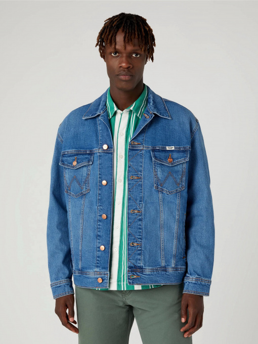 Джинсовая куртка Wrangler Anti Fit модель W459DNY96 Фото