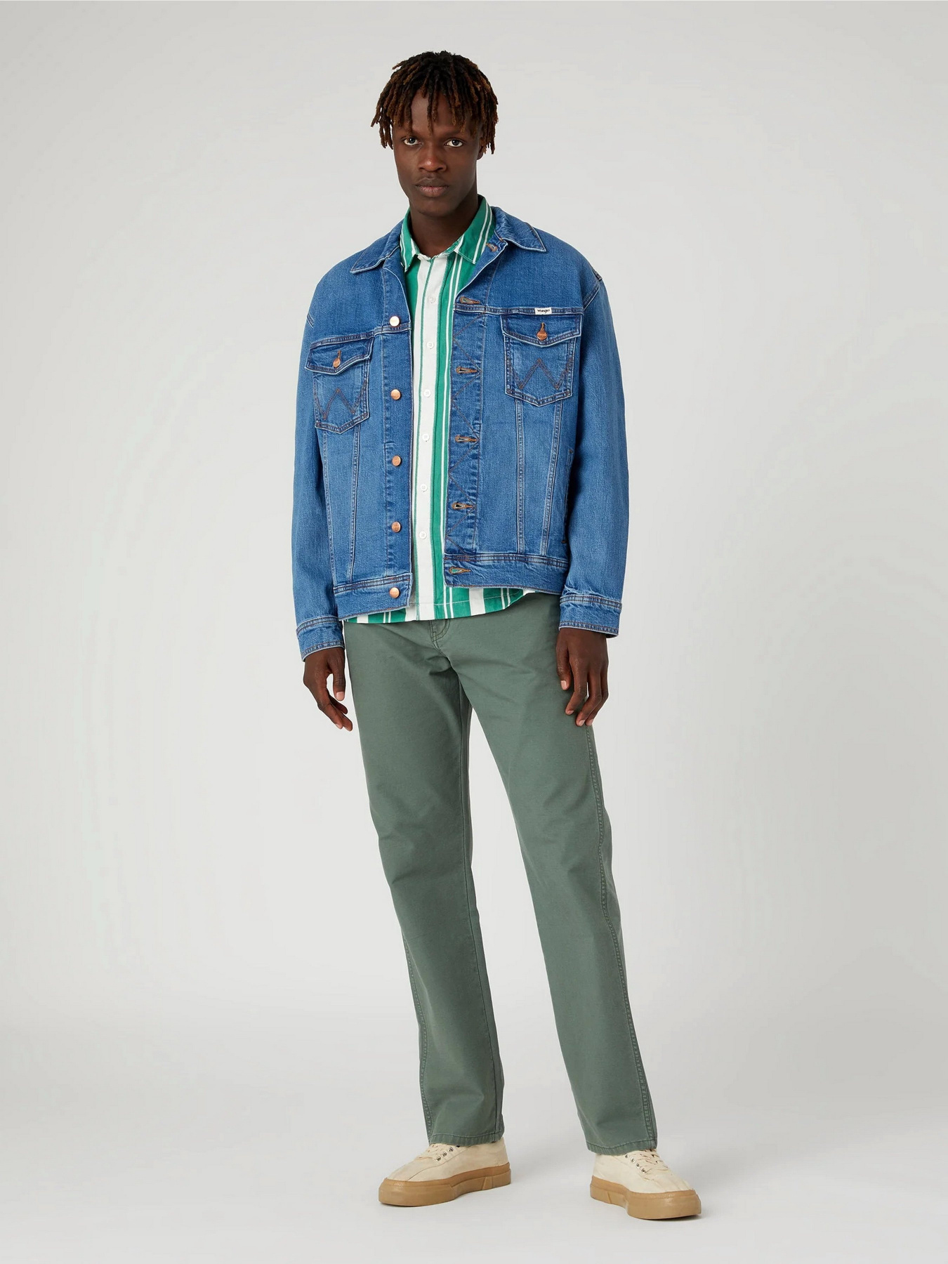 Джинсова куртка Wrangler Anti Fit модель W459DNY96 Фото