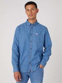 Сорочка Wrangler One Pocket Button Down модель W5B15K14V Фото