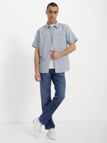 Сорочка повсякденна Wrangler Short Sleeve модель W5K0LOM31 Фото