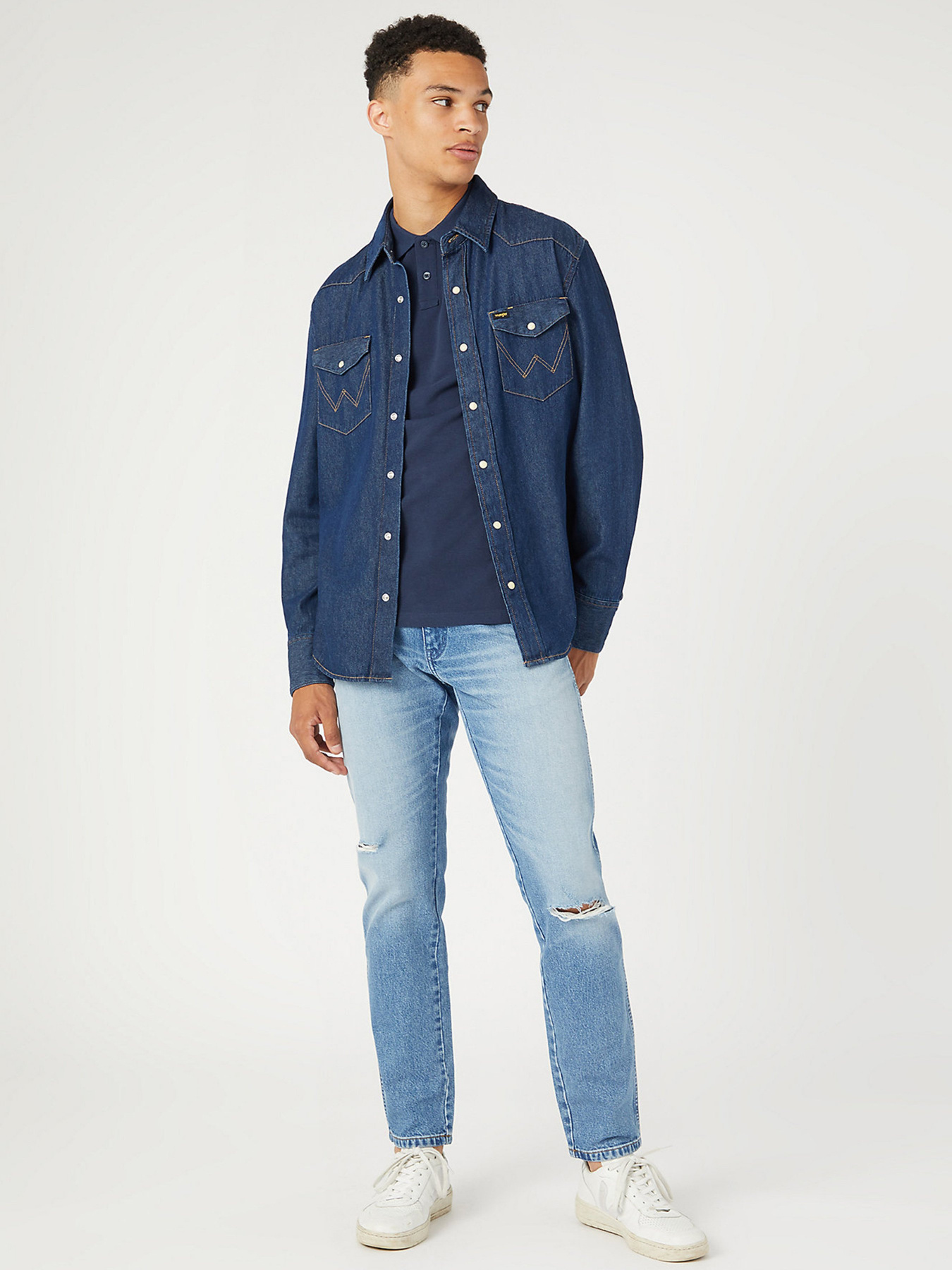 Поло Wrangler Polo Shirt модель W7BHK4114 Поло Wrangler Polo Shirt модель W7BHK4114 Фото