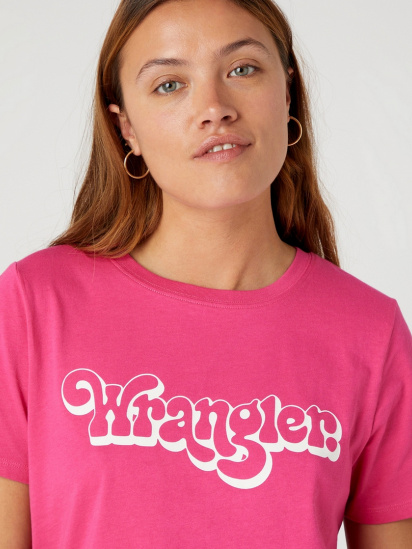 Футболка Wrangler Round Tee модель W7N4D3P62 — фото 4 - INTERTOP