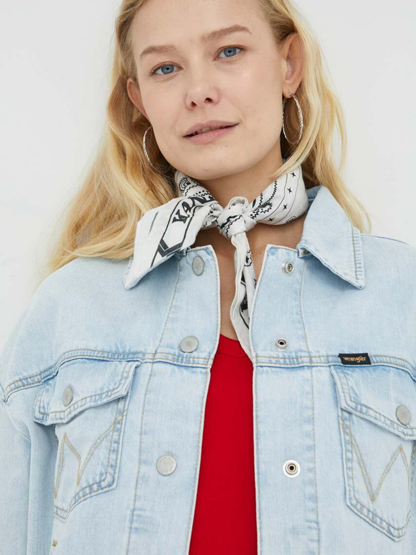 Джинсова куртка Wrangler модель W429HF48L Фото