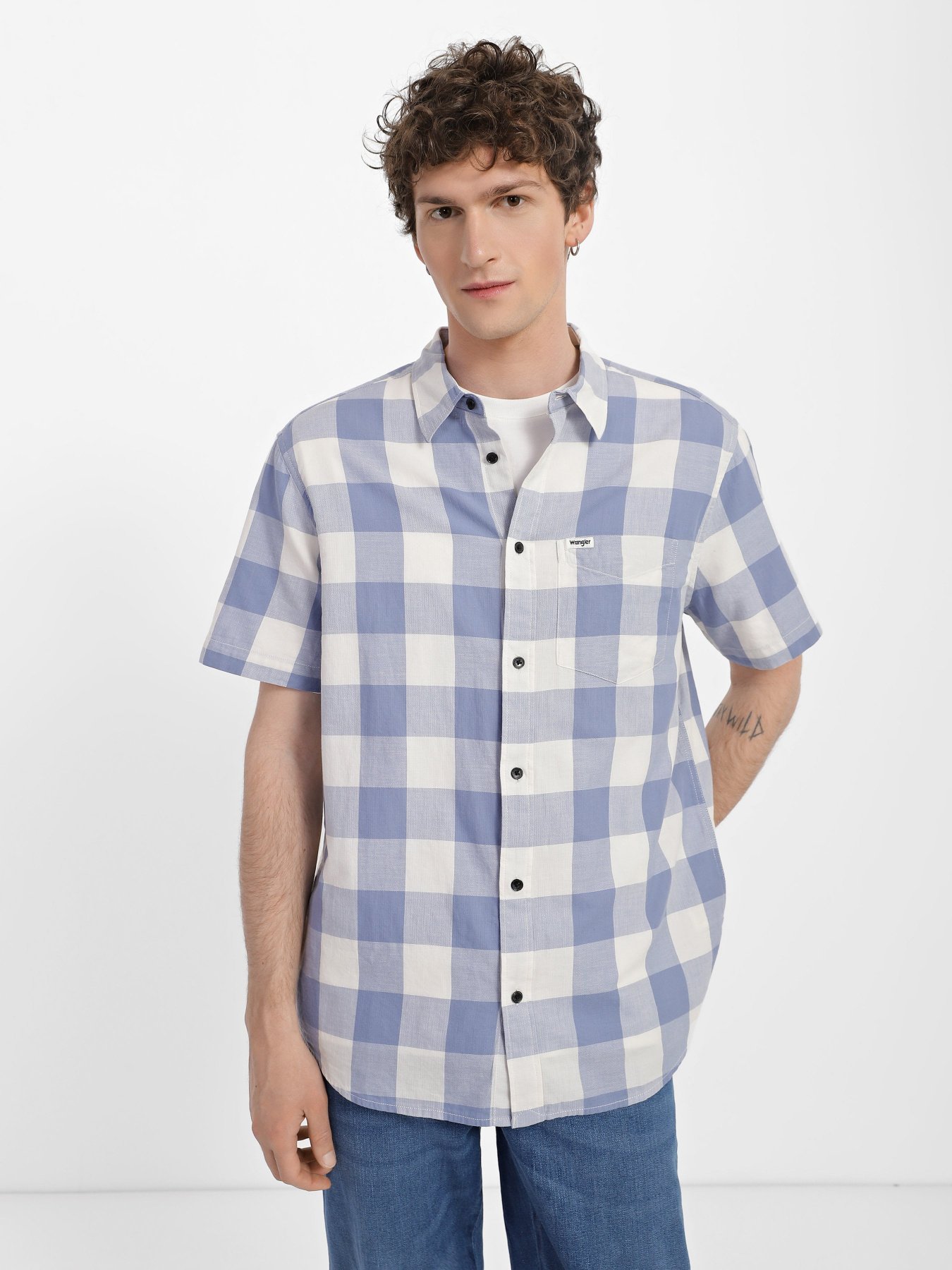 Сорочка Wrangler Short Sleeve модель W5K02LX4Q Фото