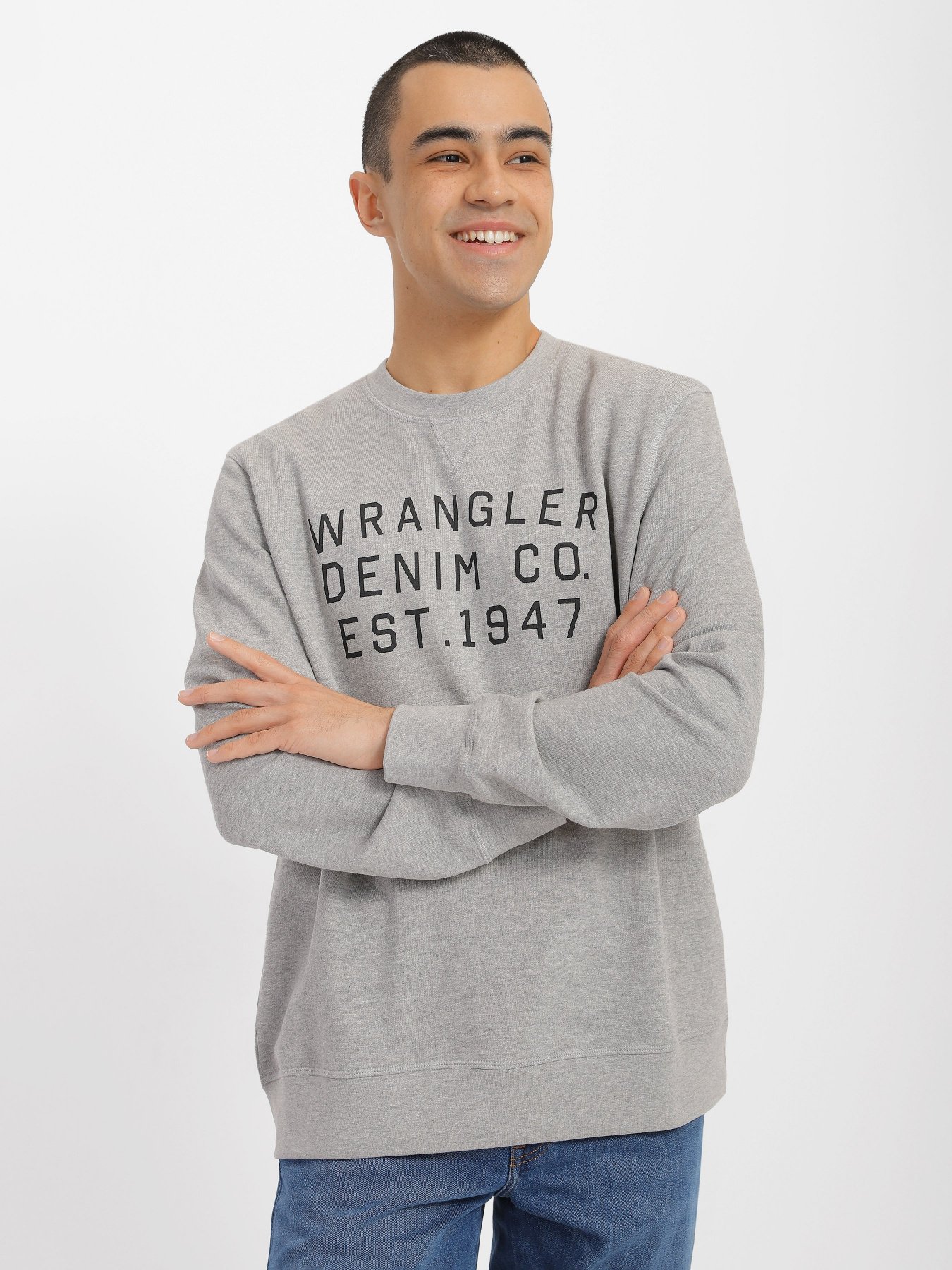 Світшот Wrangler Graphic Crew Sweat модель W646HAX37 Фото