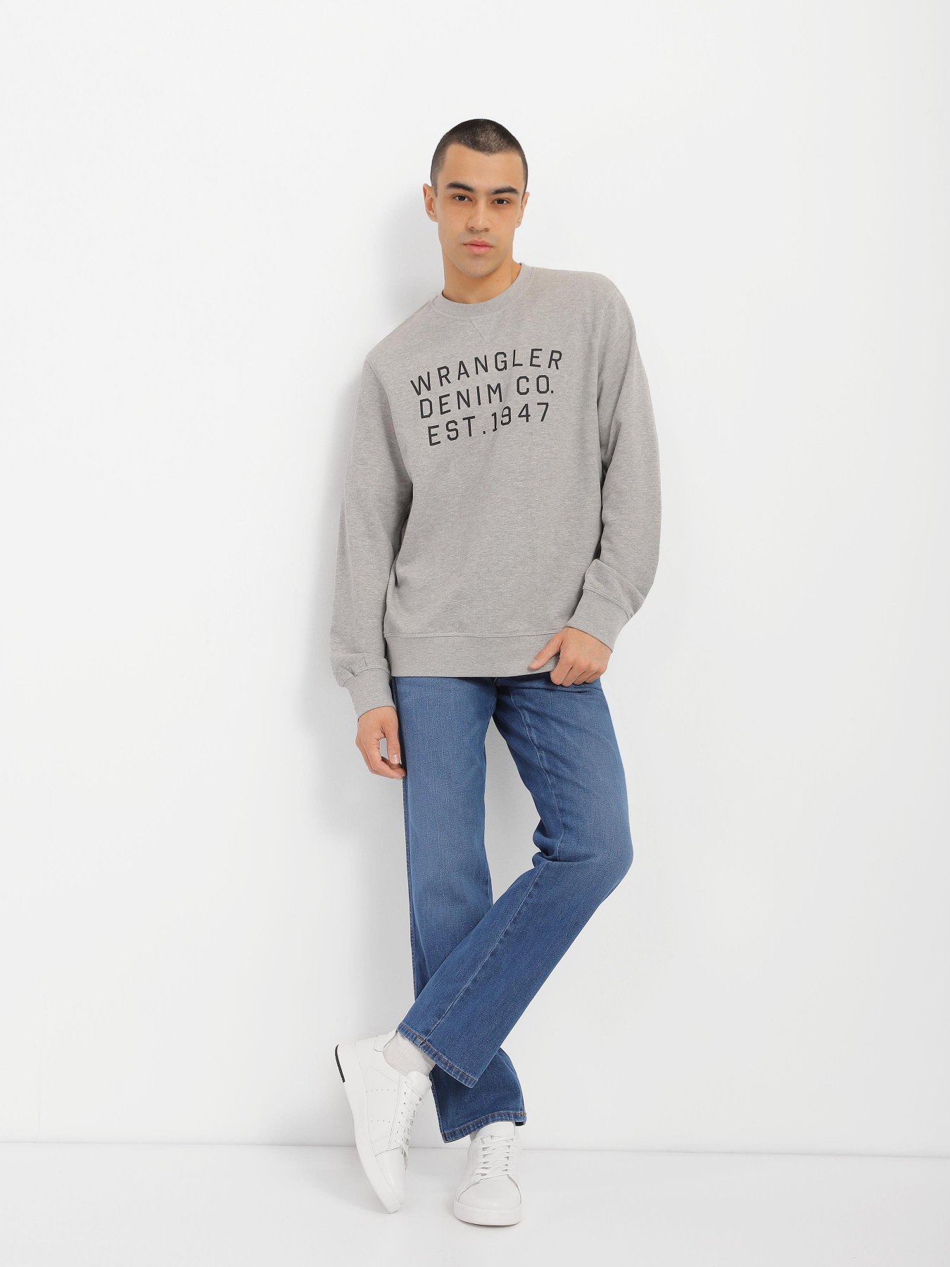 Світшот Wrangler Graphic Crew Sweat модель W646HAX37 Фото