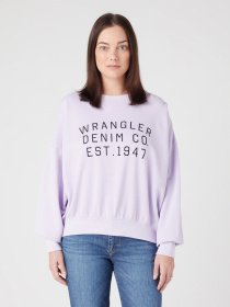 Світшот Wrangler Crew Sweat Slogan модель W6R5HAP26 Фото