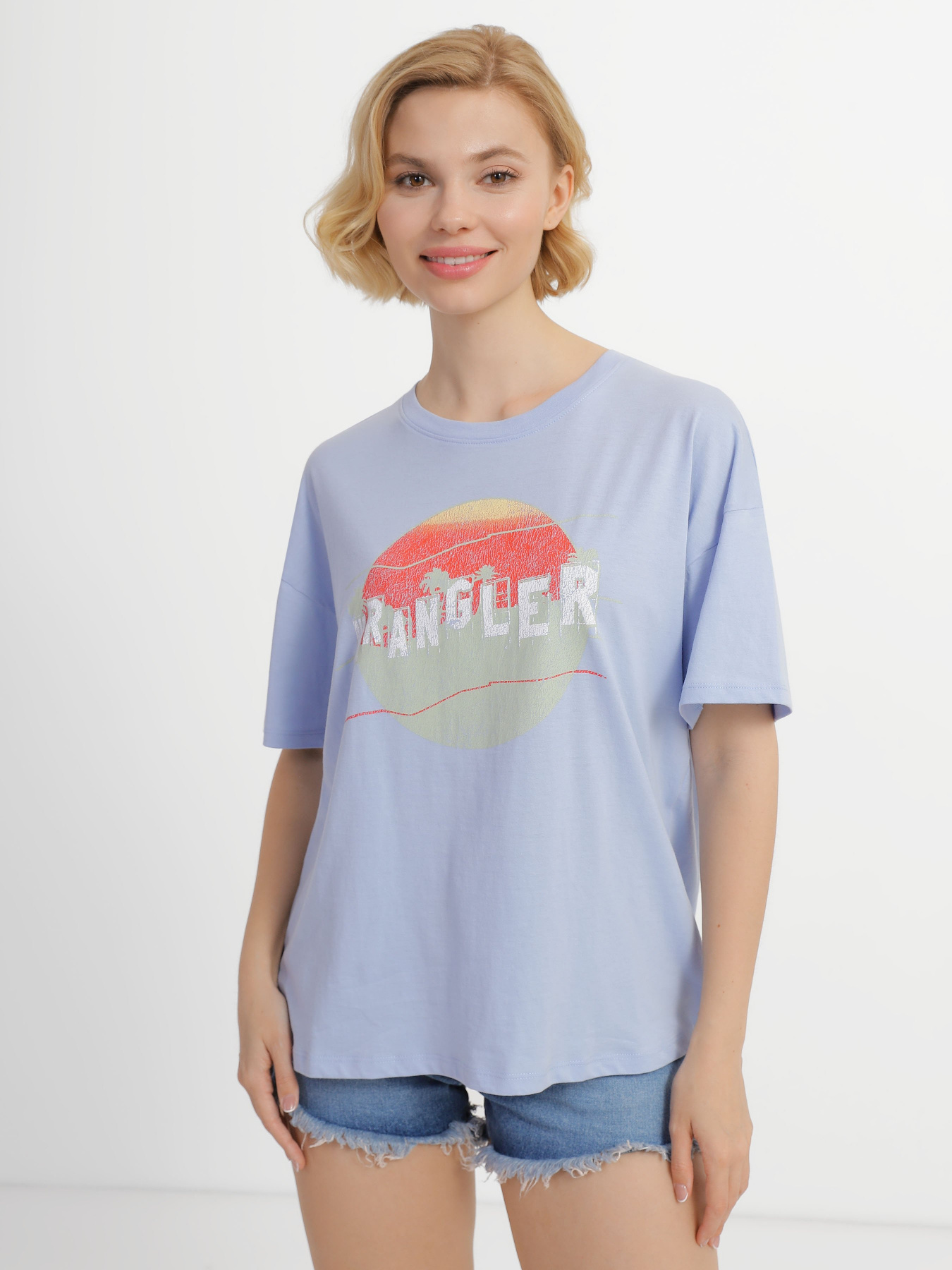 Футболка Wrangler Girlfriend Tee модель W7XIEVB23 Фото