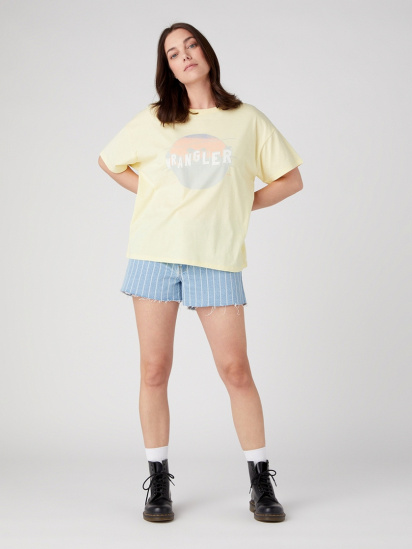 Футболка Wrangler Girlfriend Tee модель W7XIEVX6Z — фото 3 - INTERTOP