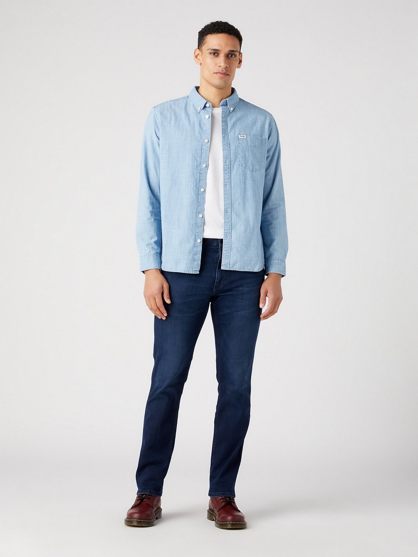 Прямые джинсы Wrangler Greensboro модель 112341408 Фото