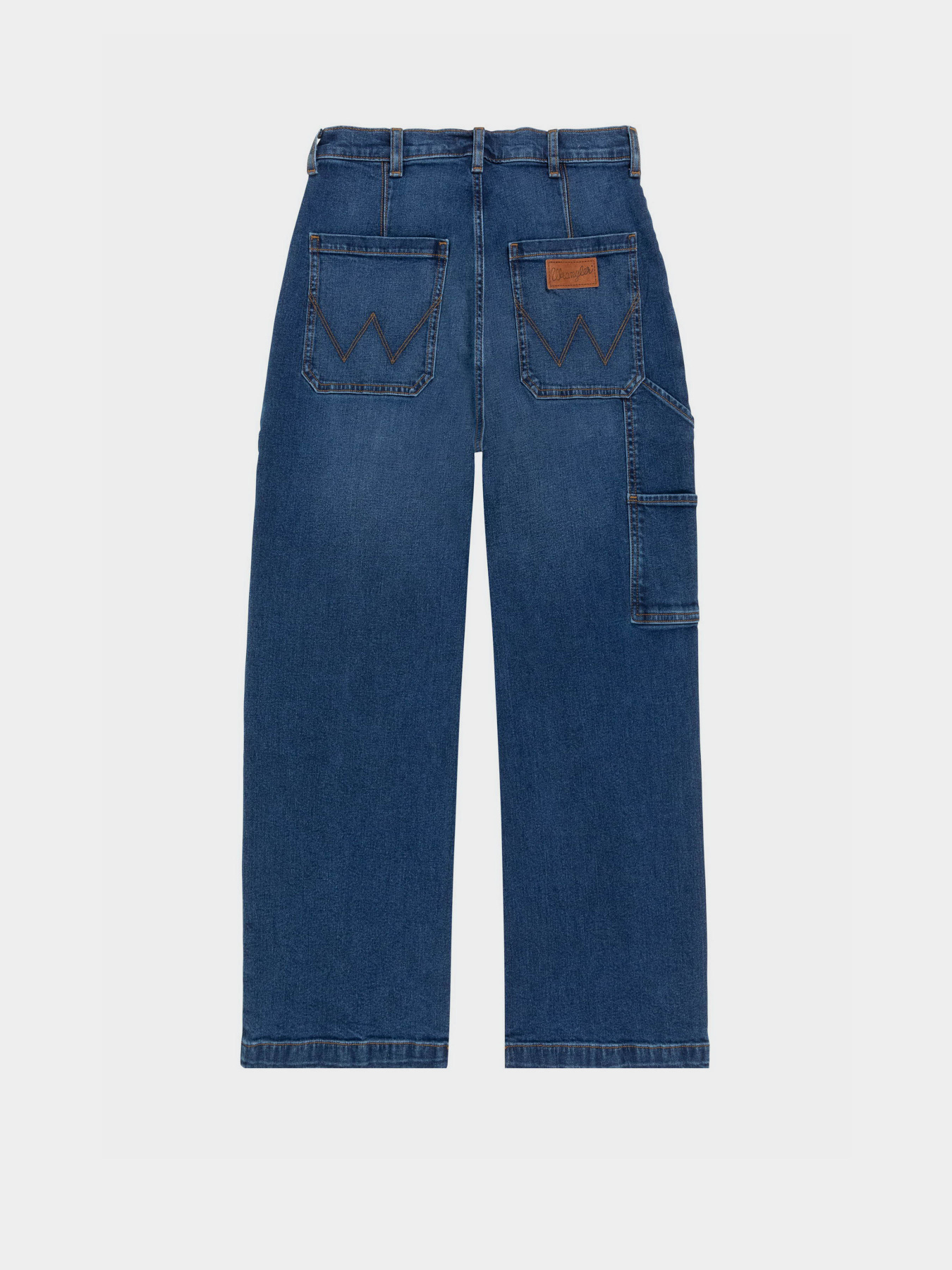 Широкие джинсы Wrangler Cropped Carpenter модель 112339507 Фото